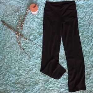 Boot cut, black leggings